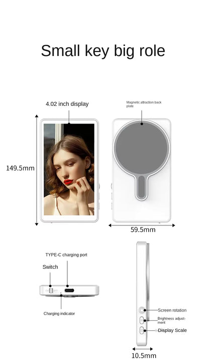 "Wireless Selfie Screen for Smartphone – Vlogging & Live Streaming"