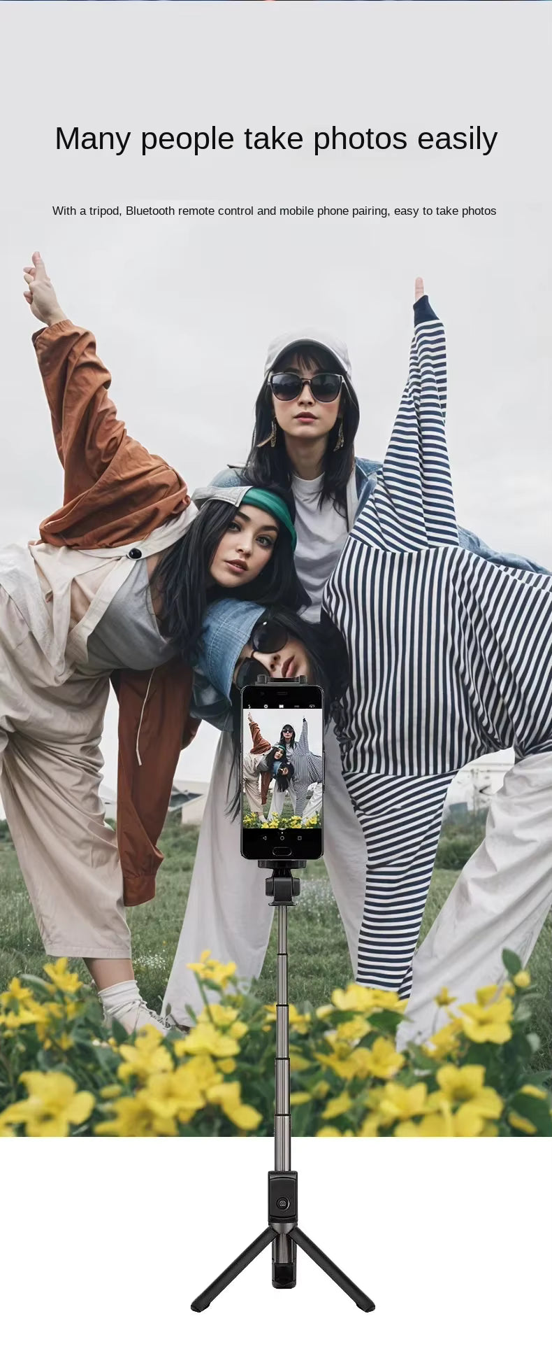 "Wireless Selfie Screen for Smartphone – Vlogging & Live Streaming"